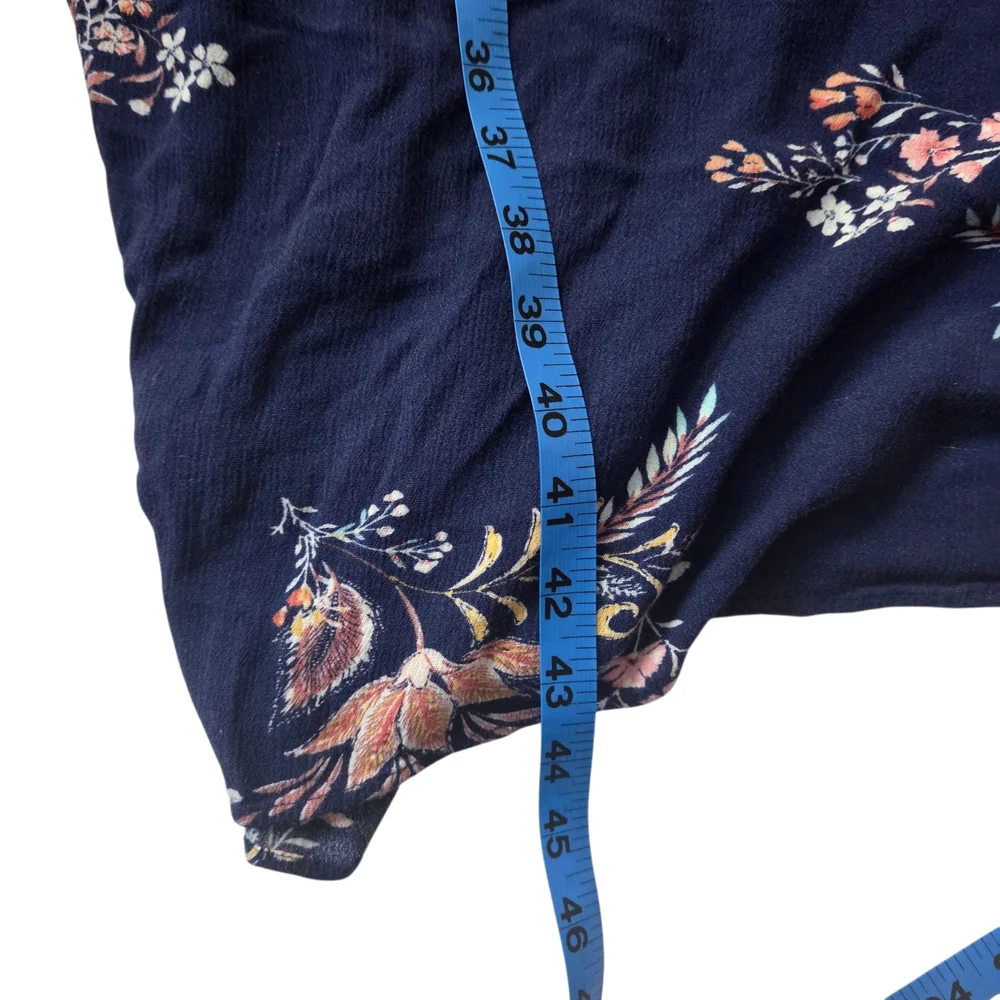 Navy Floral Maxi Dress - Women - Picture 5 of 7